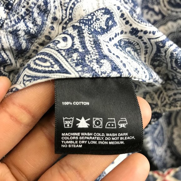 Rolling Stones Riff Stars Mens XL Shirt Button Front 100% Cotton All Over Print - Picture 6 of 11